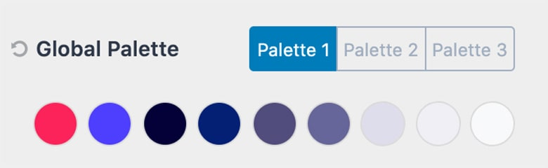 palety kolorów Kadence Theme