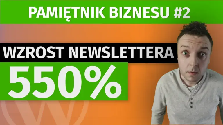 Biznes powoli rośnie. 550% wzrostu listy e-mail