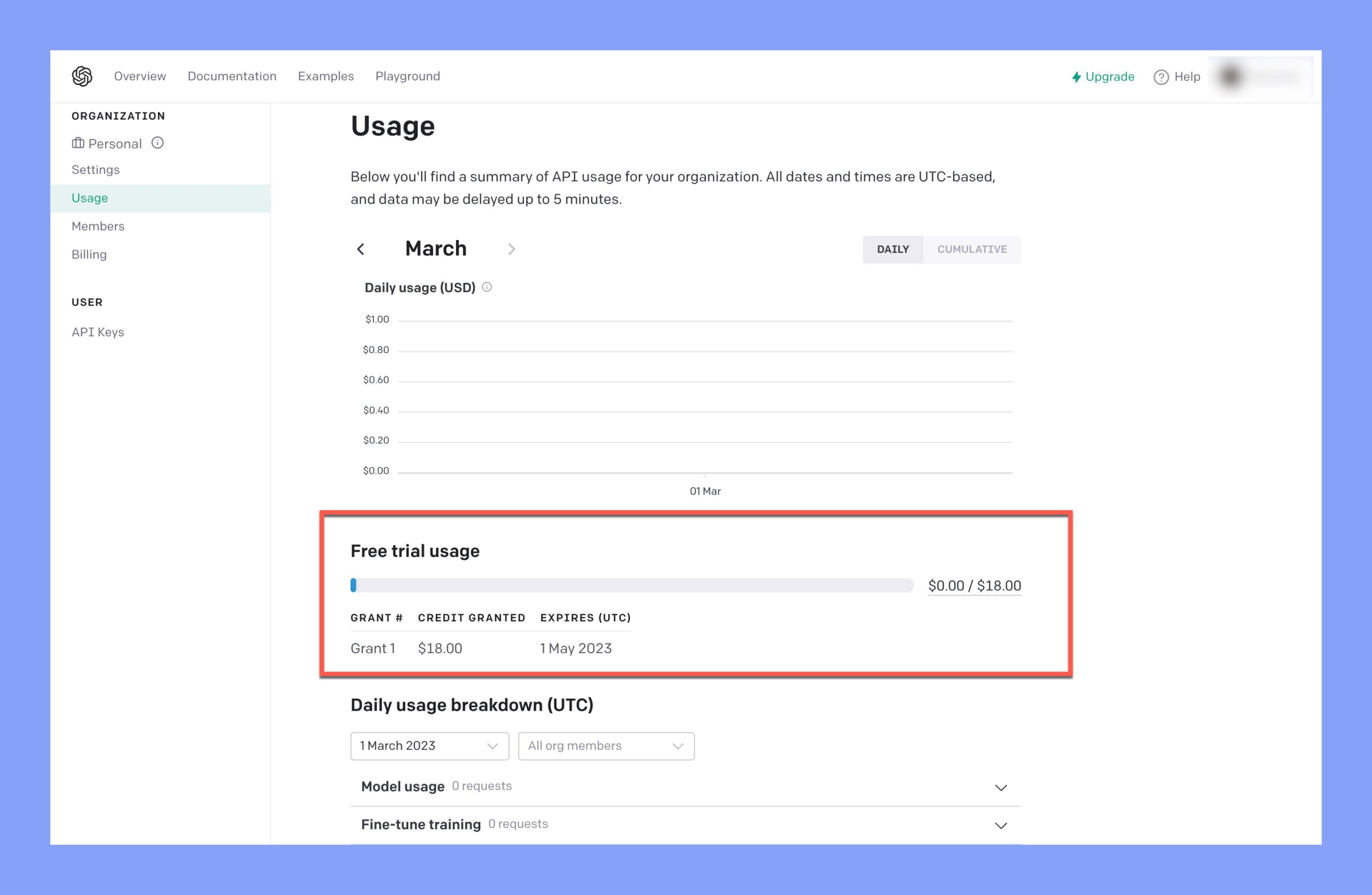 Tutor LMS- ChatGPT Free trail usage