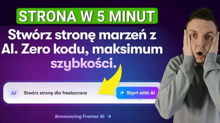 Framer AI - tworzenie stron internetowych