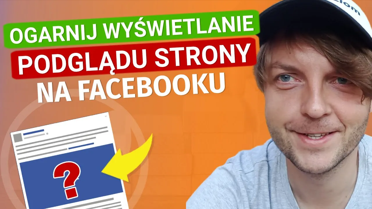 Podgląd strony na Facebook