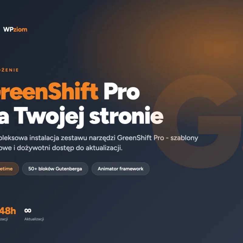 Wdrożenie GreenShift Pro